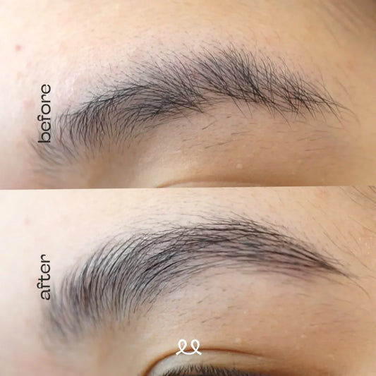 Hasil pengerjaan Hibrow (Befor After)