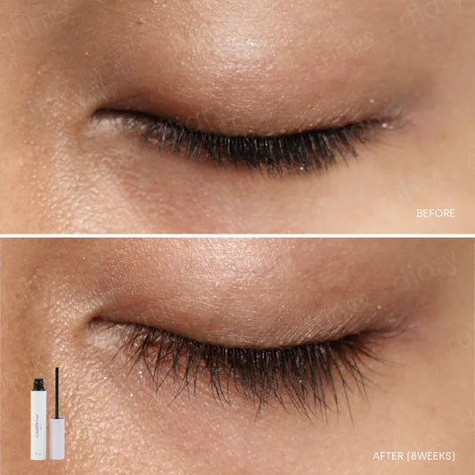 befor After hasil produk lash brow serum