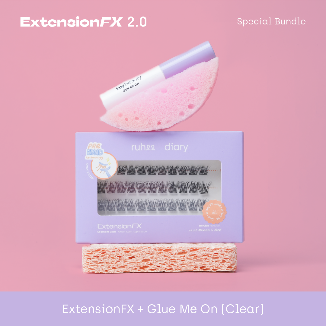 Bundle Spesial Extension Fx x Kaybeauty Glue