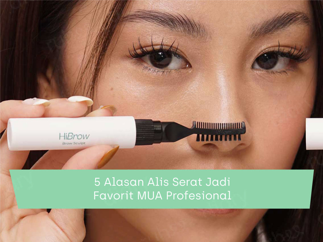 proses penggunaan produk ruheediary hibrow pada alis