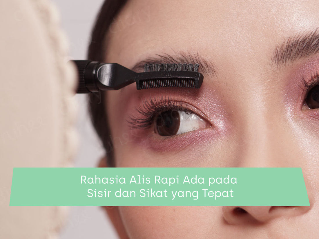  model sedang sisir alis rapih ruheediary
