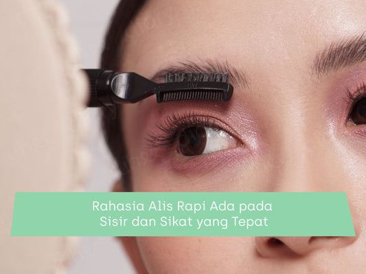  model sedang sisir alis rapih ruheediary