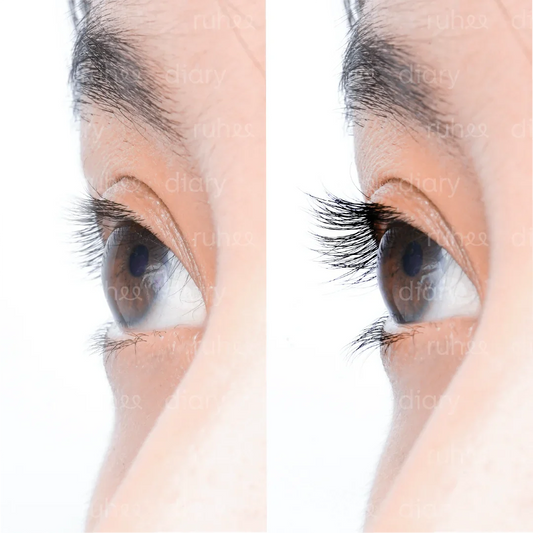 hasil penumbuhan alis bulu mata setelah mengguakan lash brow serum