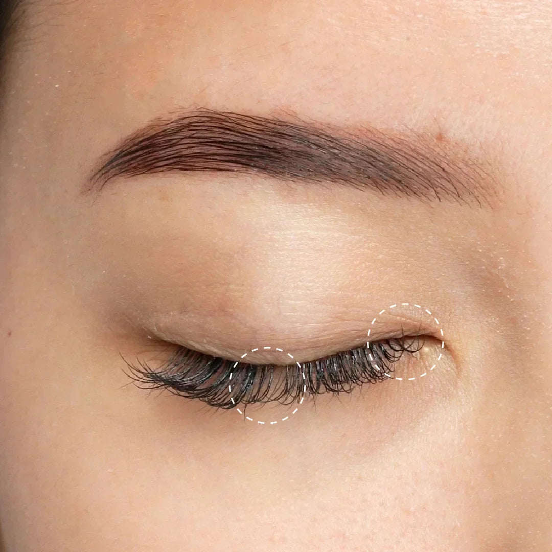 proses melepas bulu mata (extension)