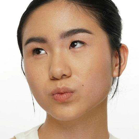 model tampilan hasil alis tebal dan natural