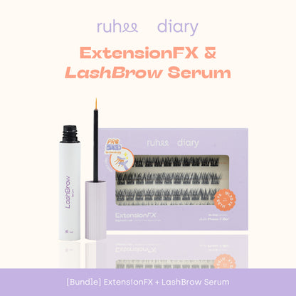 RUHEEDIARY Bundle Lash Power Duo (Lash & Brow Serum + Extension FX)
