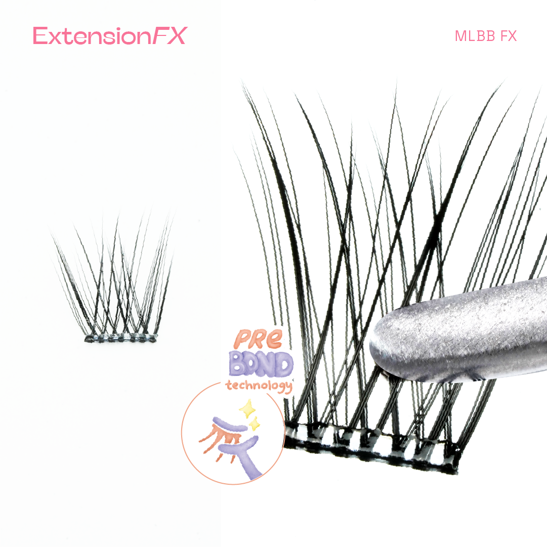 Bundle Extension FX x Quil Lash Tweezer | Melentikan bulu mata secara instan