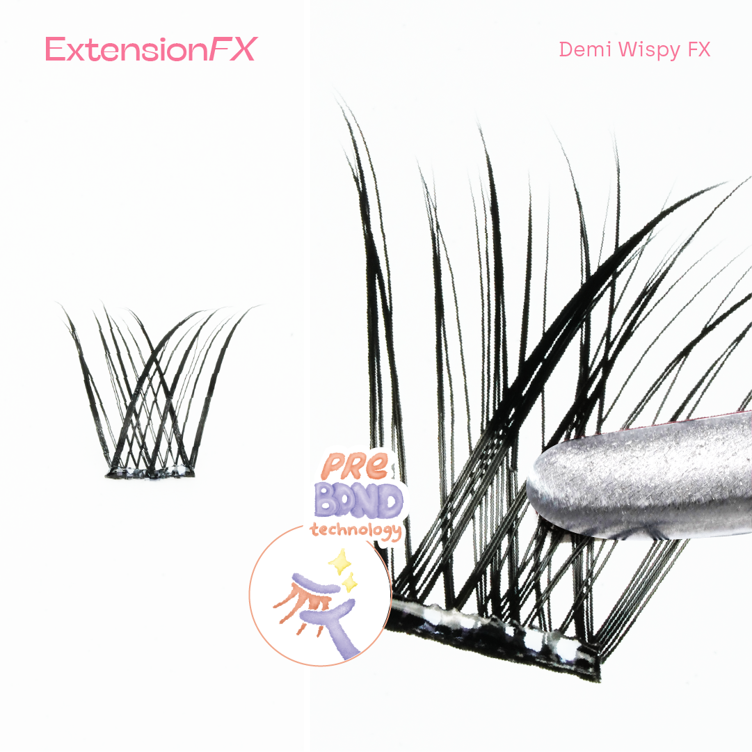 Bundle Extension FX x Quil Lash Tweezer | Melentikan bulu mata secara instan