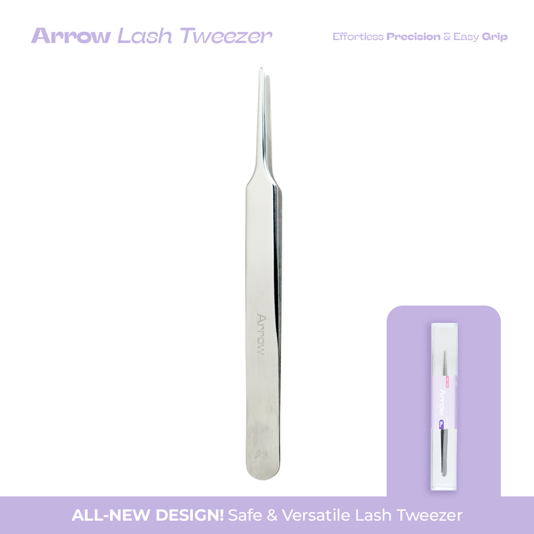 RUHEEDIARY Arrow Tweezer | Pinset bulu mata