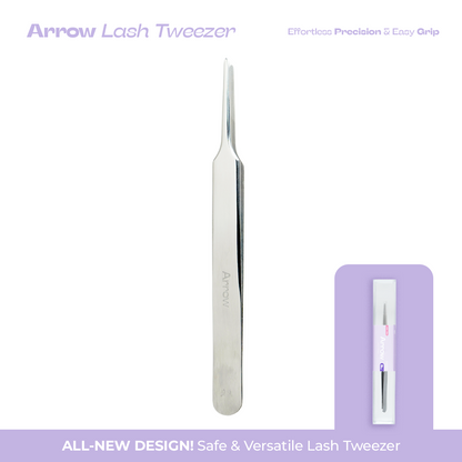 RUHEEDIARY Arrow Tweezer | Pinset bulu mata