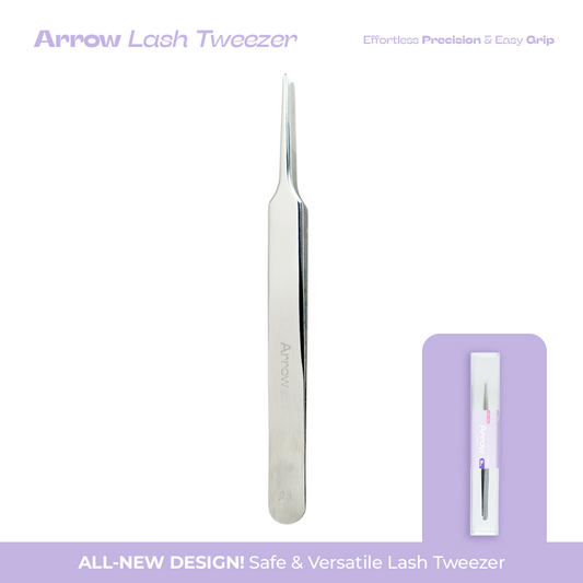 RUHEEDIARY Arrow Tweezer | Pinset bulu mata