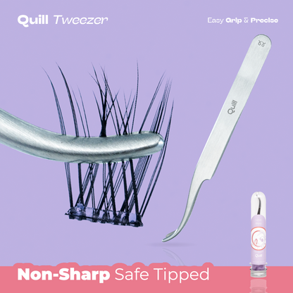 Bundle Extension FX x Quil Lash Tweezer | Melentikan bulu mata secara instan