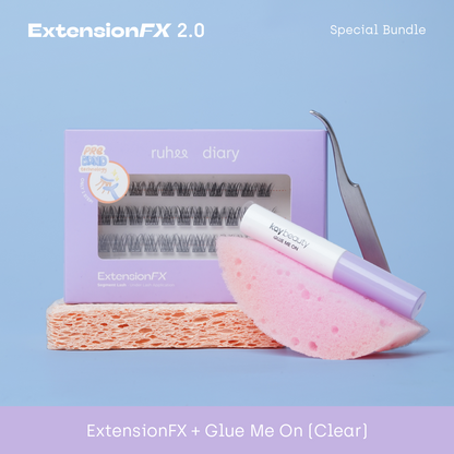 Bundle Spesial ExtensionFX x KayBeauty Glue x Tweezer