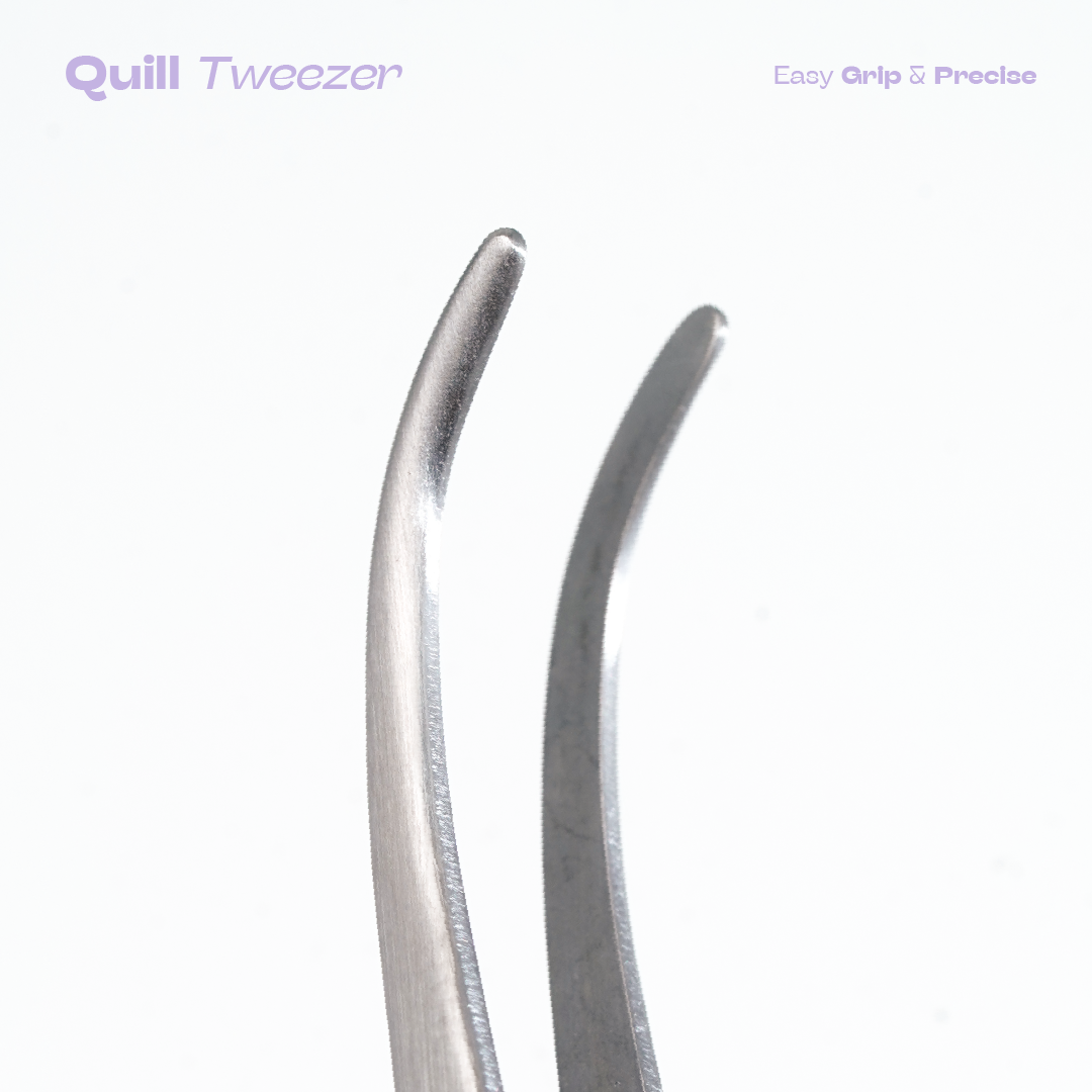 Bundle Extension FX x Quil Lash Tweezer | Melentikan bulu mata secara instan