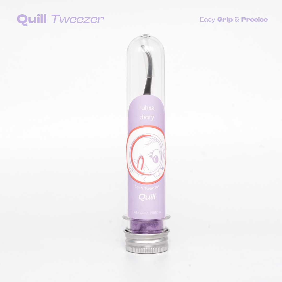 Bundle Extension FX x Quil Lash Tweezer | Melentikan bulu mata secara instan