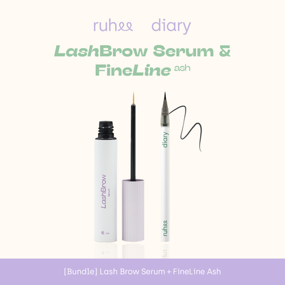 RUHEEDIARY Bundle FineLine + Lash Brow Serum