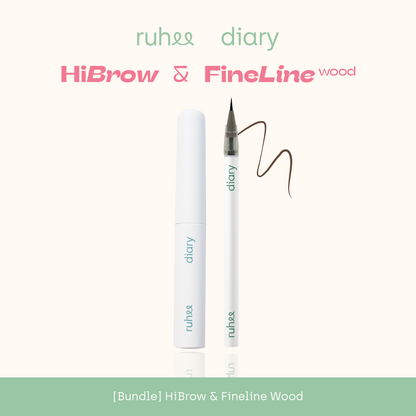 Bundle HiBrow x FineLine Wood | Merapihkan Bentuk Alis Mata