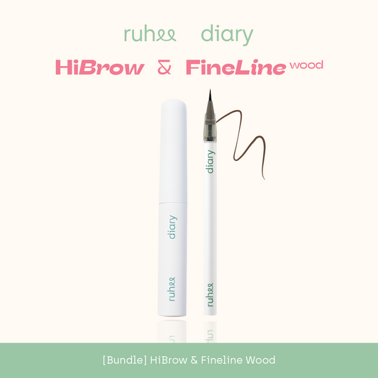 Bundle HiBrow x FineLine Wood | Merapihkan Bentuk Alis Mata