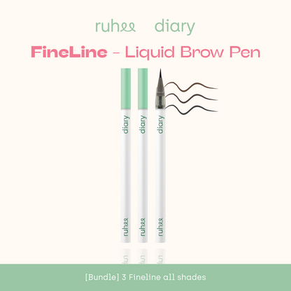 Bundle FineLine - All Shades (Wood, Earth, Ash) | Merapihkan Pensil Alis