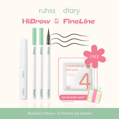 HiBrow x 3 Colors FineLine | Merapihkan bentuk alis