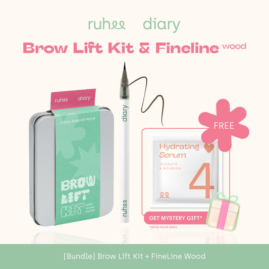 Bundle Brow Lift Kit x Fineline (Wood)  | Merapihan bentuk Alis Mata